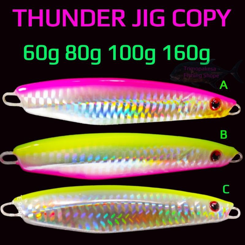 MetalJig 100 Gram Mirip ThunderJig