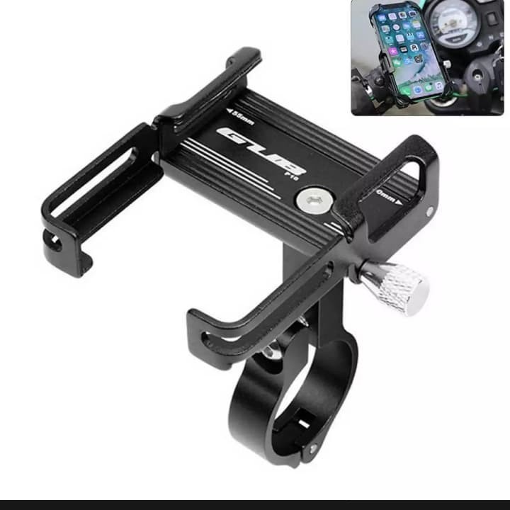 GUB P10 Holder handphone Alumunium Alloy Bicycle Phone Holder ORIGINAL