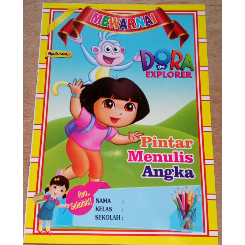 BUKU MEWARNAI ANAK DORA EXPLORER