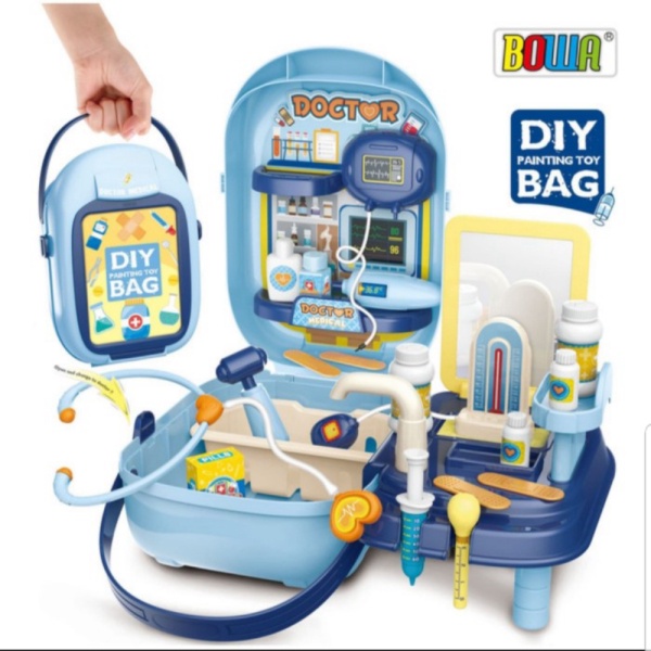 

MAINAN DOKTER SET DIY BAG DOCTOR BAG PREMIUM 002 KADO ANAK Limited