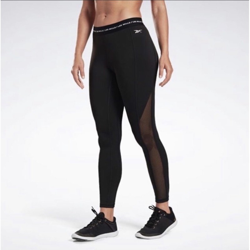 legging wanita reebok les mills high rise