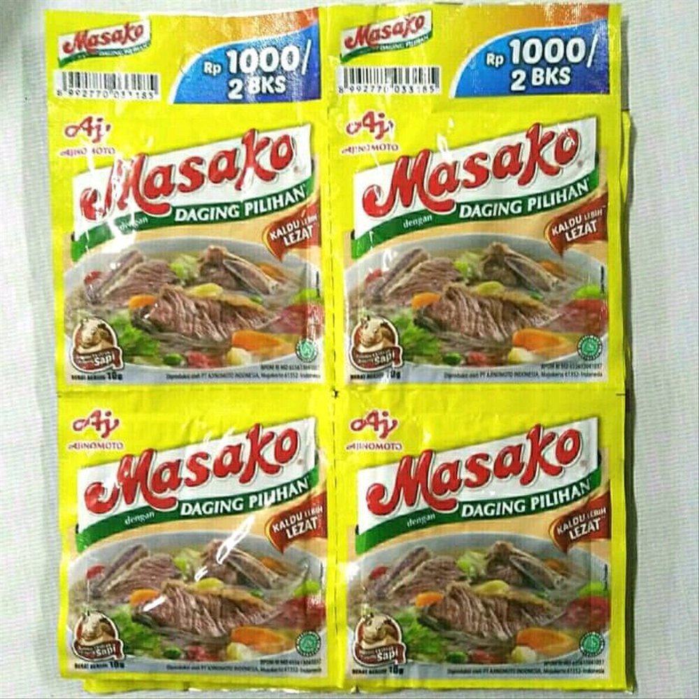 

Masako Rasa Sapi Kemasan renteng/renceng 9gr