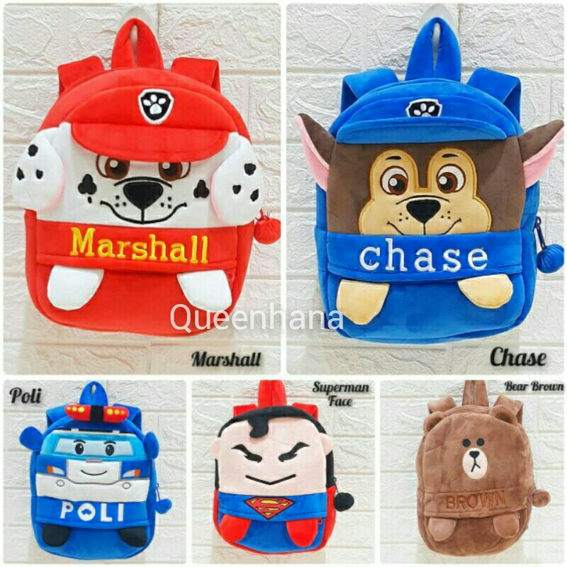 Tas Ransel Boneka Bagpack Boneka Kaki Gantung Karakter MurahU