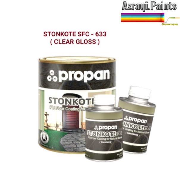 PROPAN STONKOTE SFC - 633 PU Cat Pelapis Lantai Batu Stonkote ( 1 LITER )