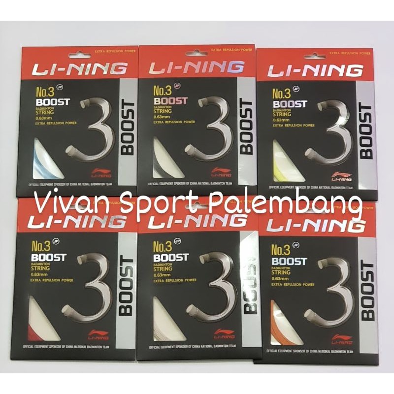 Senar Badminton Li-Ning No. 3 Boost / Senar Lining No.3 Boost / No.3 Boost