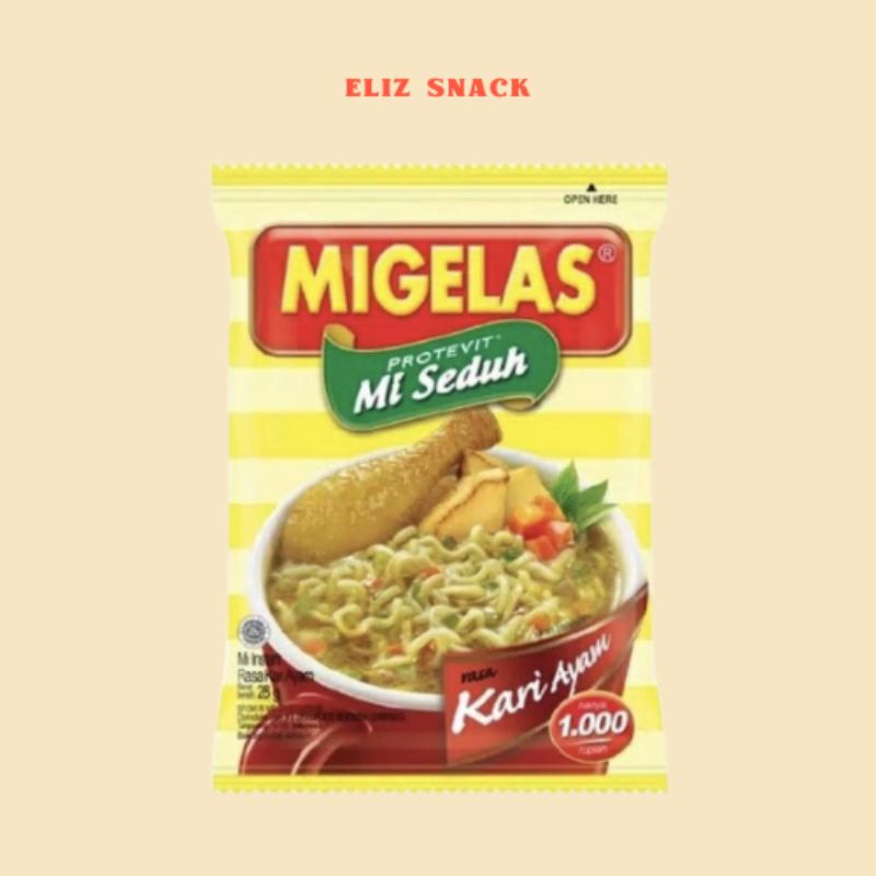 Jual Migelas Renceng Isi 10 X 28gr Rasa Ayam Bawang Kari Sop Buntut