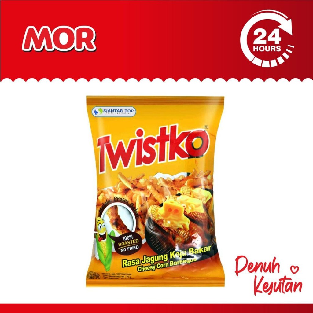

TWISTKO Jagung Bakar Keju Snack Roasted Corn Cheese 70 gr
