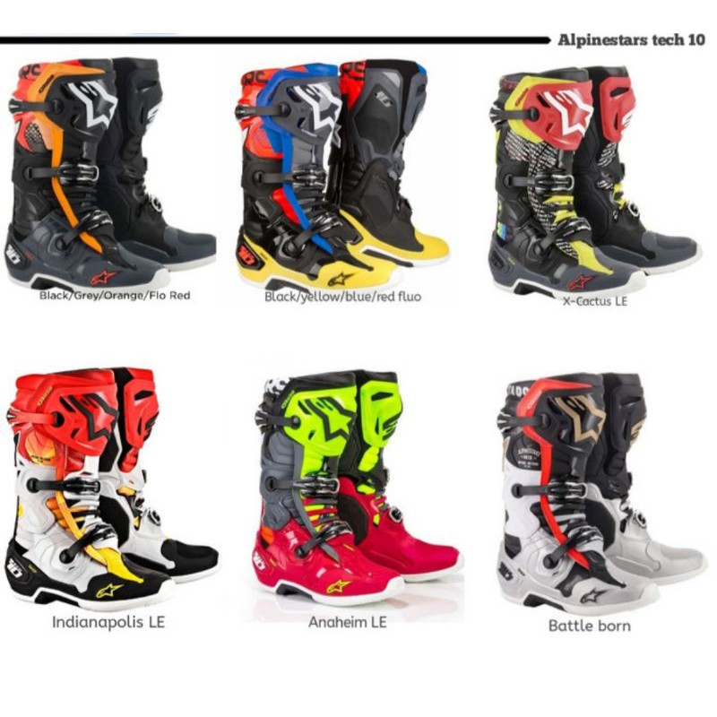 BOOT ALPINESTARS TECH 10 ALPINESTARS TECH 10 SEPATU TRAIL ALPINESTARS SEPATU MTB ALPINESTARS TECH 10