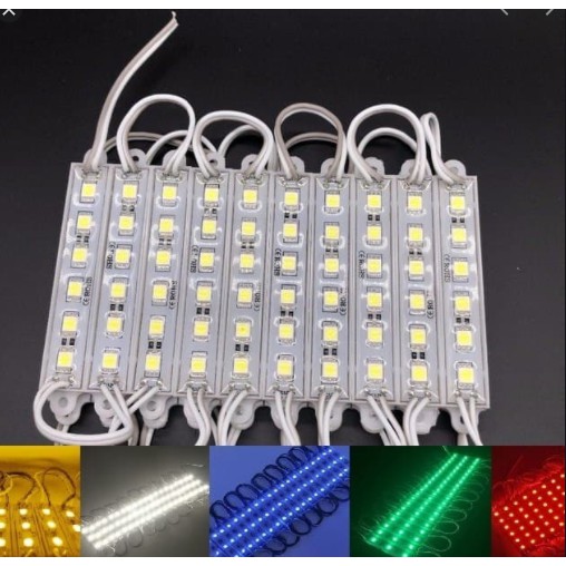 Lampu LED Modul 5050 SMD Waterproof tahan air 6 Mata SMD 12V 12 Volt DC