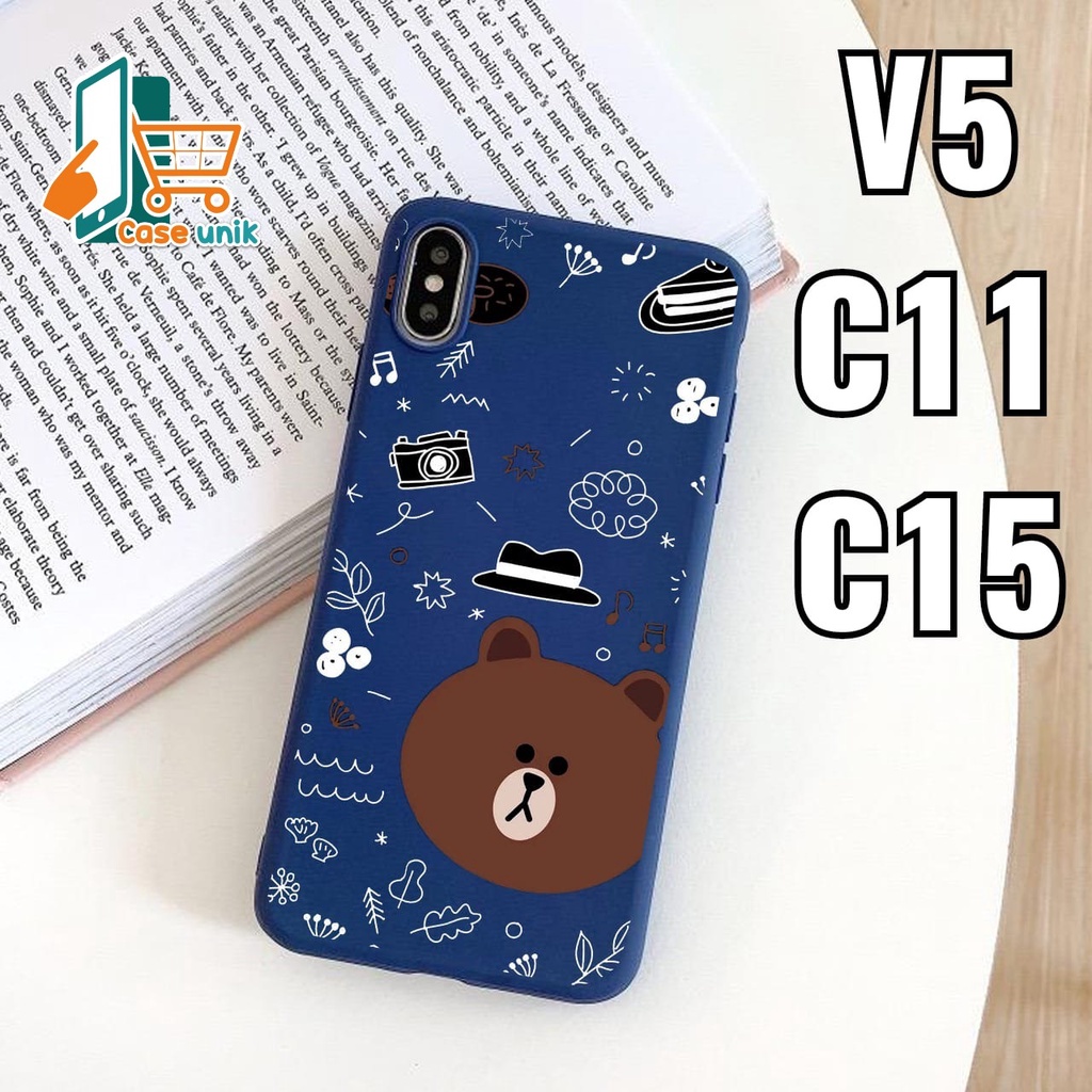 SS015 SOFTCASE BEAR REALME C1 C2 C3 5 5i 7 C11 C12 C25 NARZO 30A C115 7i C17 CS2871
