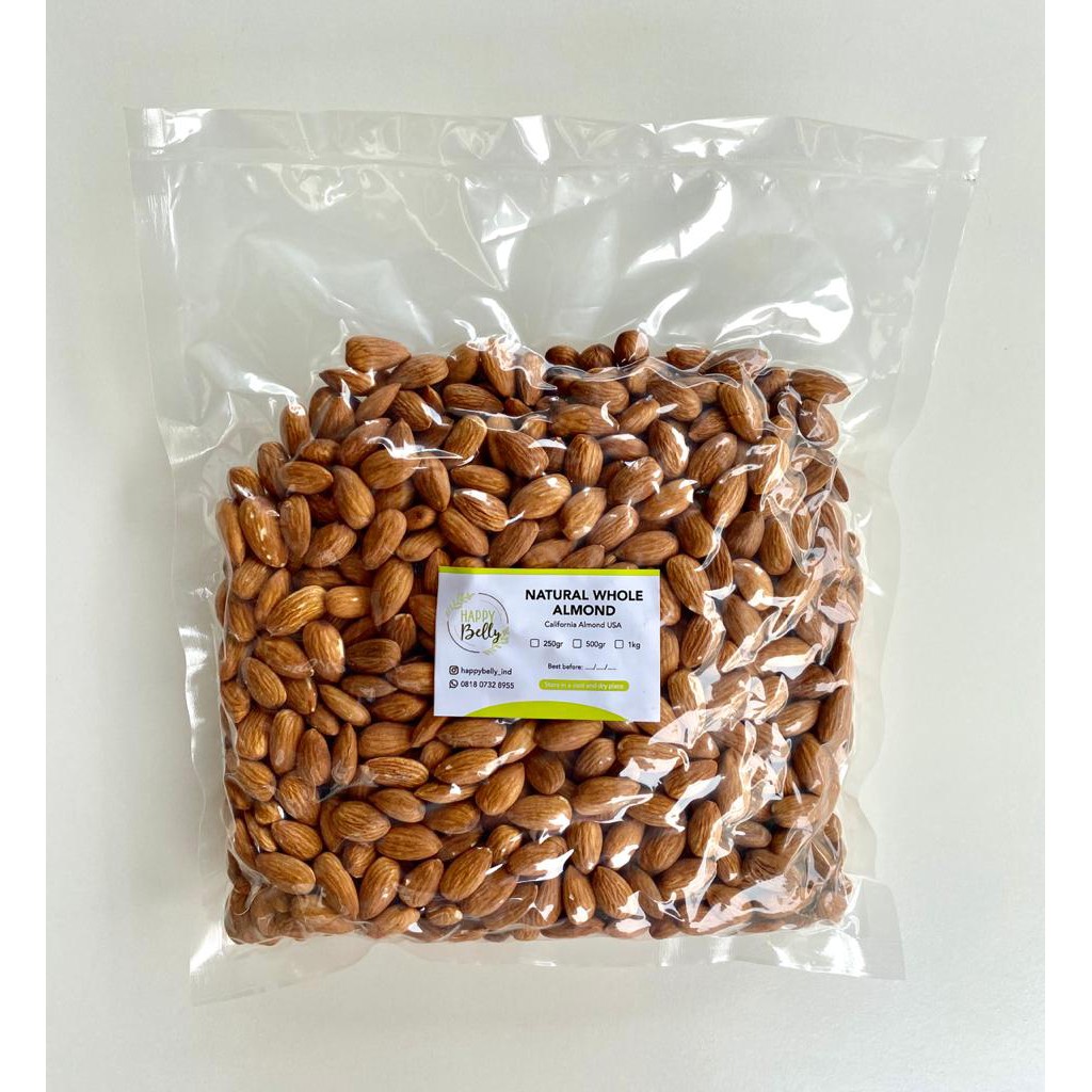

Premium Kacang Almond Mentah - Uk 1KG