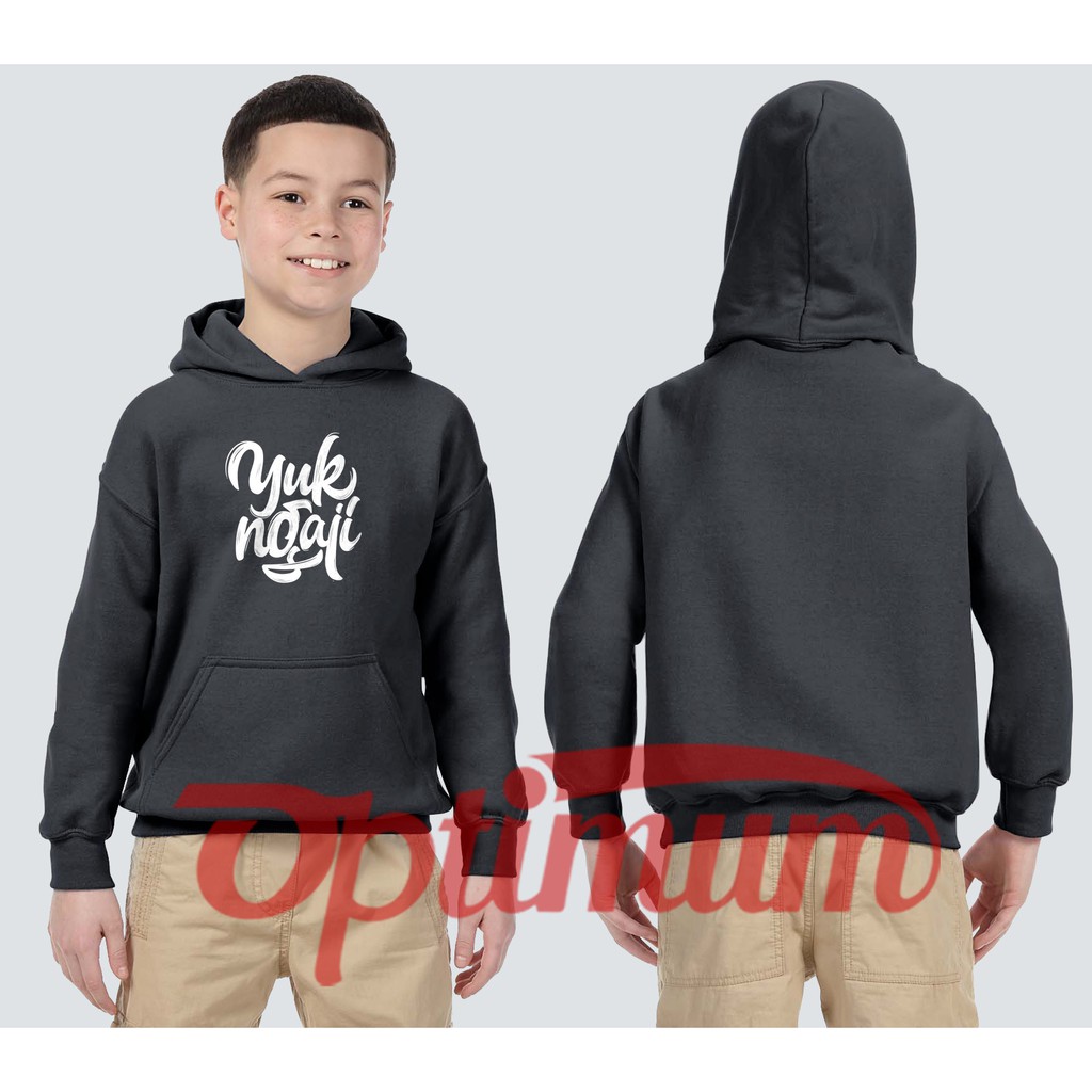 JAKET HOODIE ANAK YUK NGAJI ISLAMI SWEATER