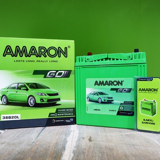 Aki Mobil Honda BRV NS40ZL 38B20L Amaron GO Aki Kering Aki Mobil Honda BRV NS40ZL 38B20L Amaron GO Aki Kering