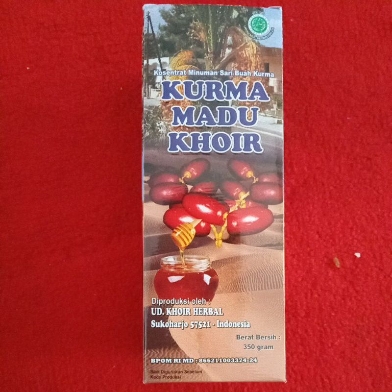 

Sari Kurma Arabia plus Madu (Kemasan Baru)