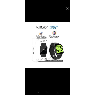 MISOO SMARTWATCH T55 Jam tangan T500 Strap bisa telpon jam tangan pria wanita