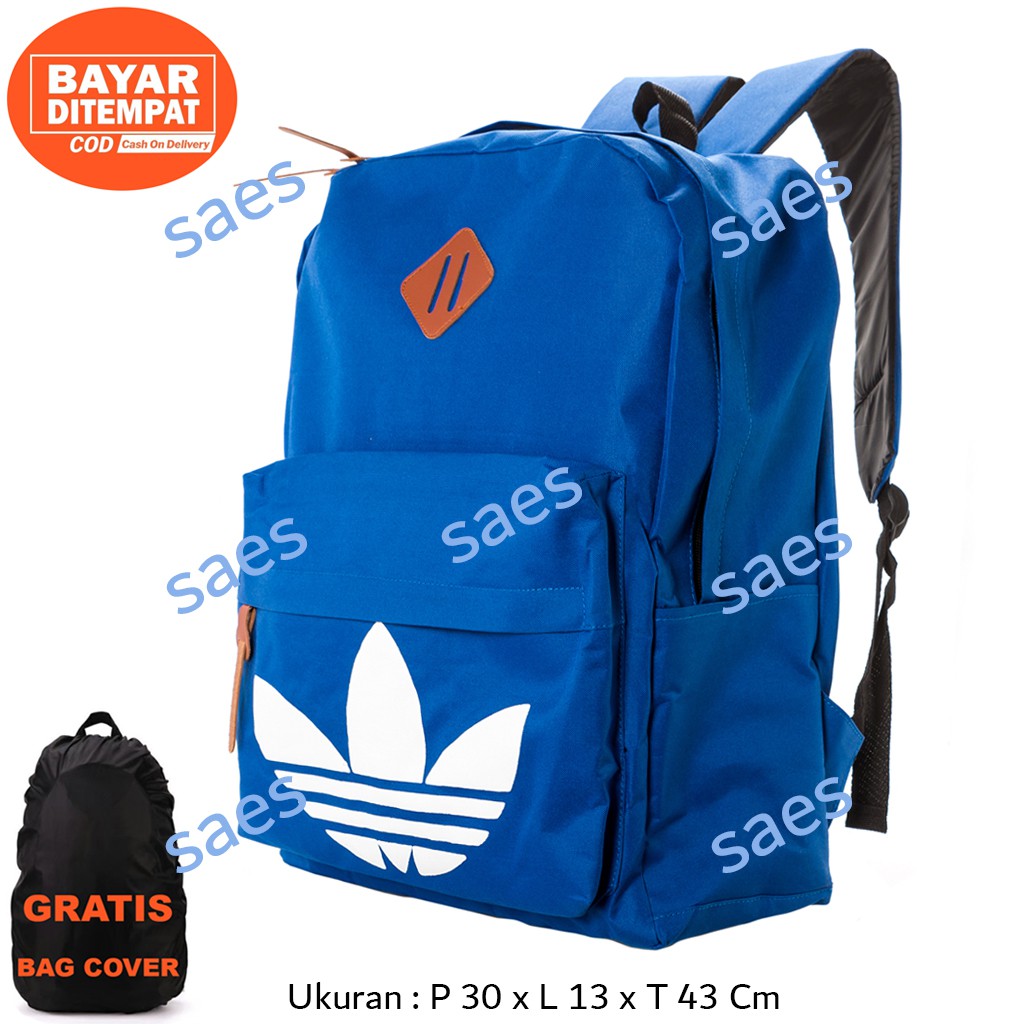 Tas Ransel Pria Samba + Rain Cover / Bag Cover saes ( Foto Asli ) Murah