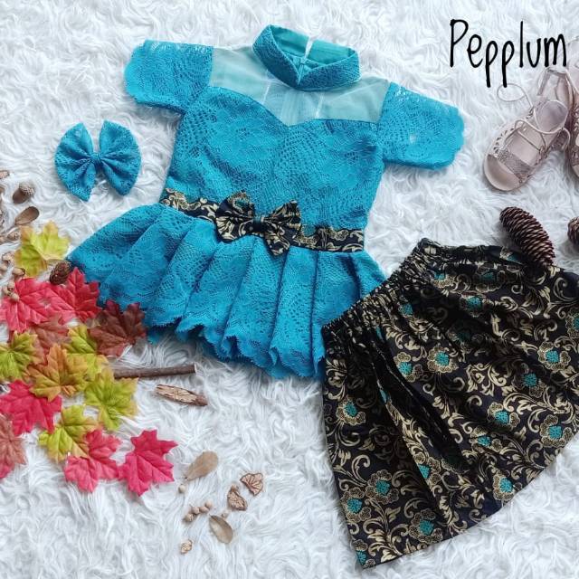 Baju kebaya anak pepplum ayu