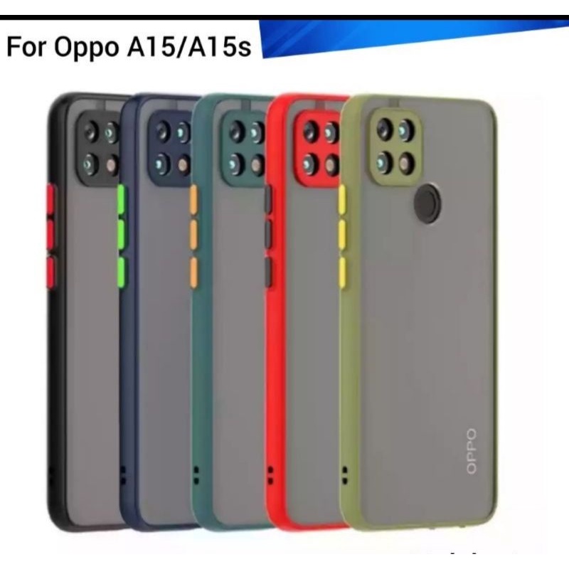 CASE Oppo A15 A15S casing premium New pelindung camera 360