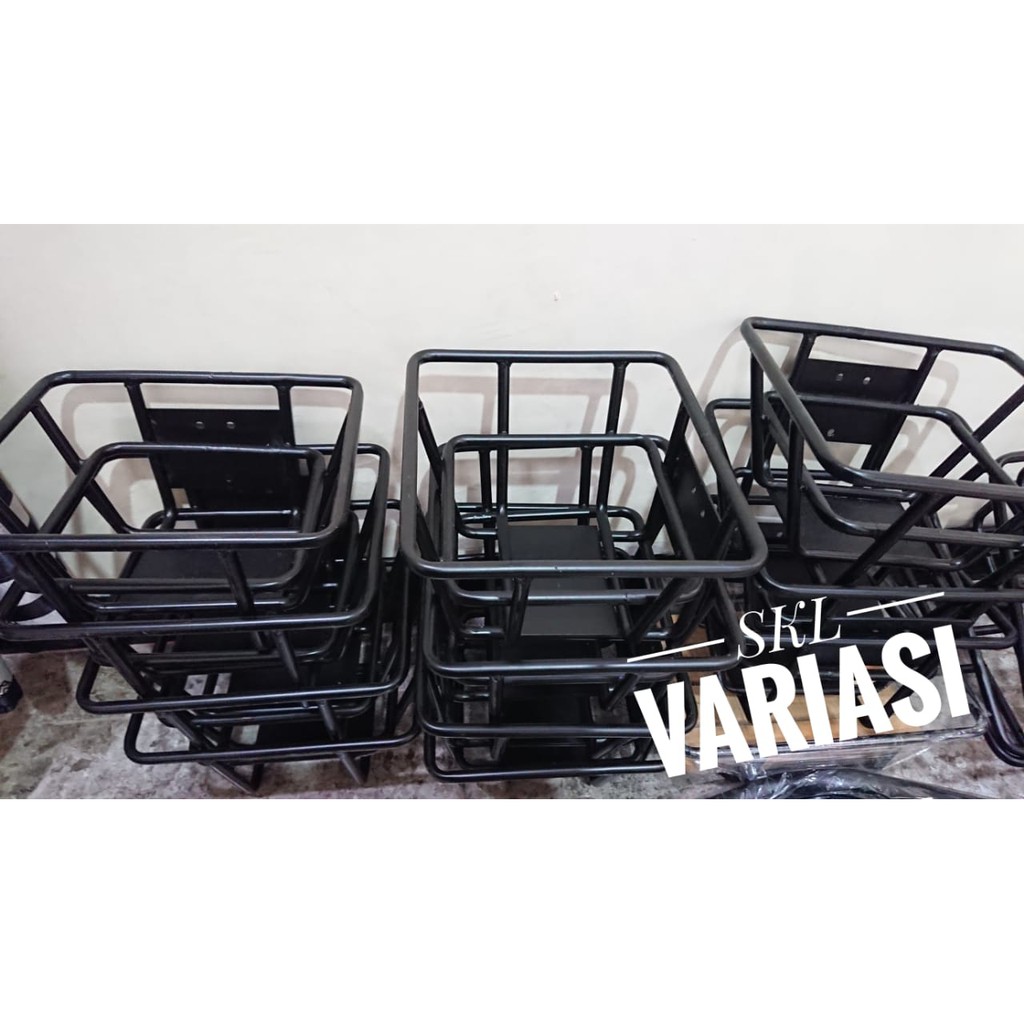 Front Rack Depan Rak Sepeda Keranjang buah sayuran barang model Ring Basket Sepeda Lipat Bracket Front Block