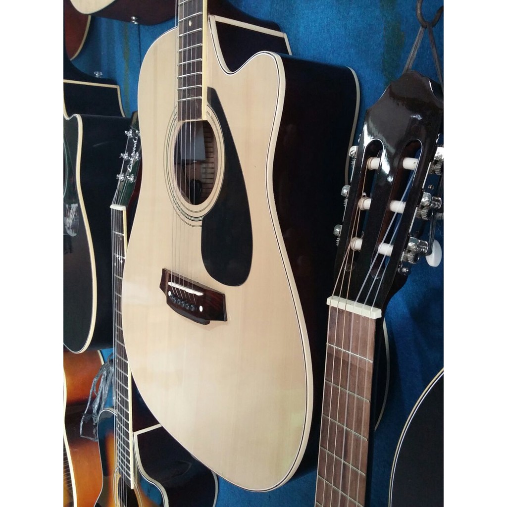 Gitar Akustik Elektrik Jumbo Merk Cole Clark Warna Natural Equalizer Eq-7545 String Jakarta Murah