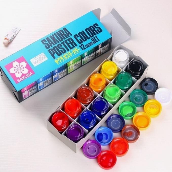 

Sakura Cat Poster Colour set 12 x 30ml Paint