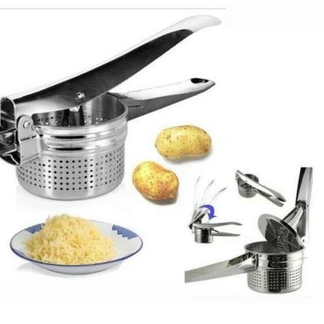 ♜ Alat Penghancur Pelumat Pres Kentang Abon Potato Ricer And Fruit Press ۩