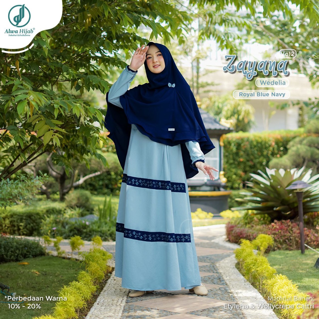 SALE - Gamis Set Khimar Zayana Vol.2 - Alwa Hijab (Ready Stock)