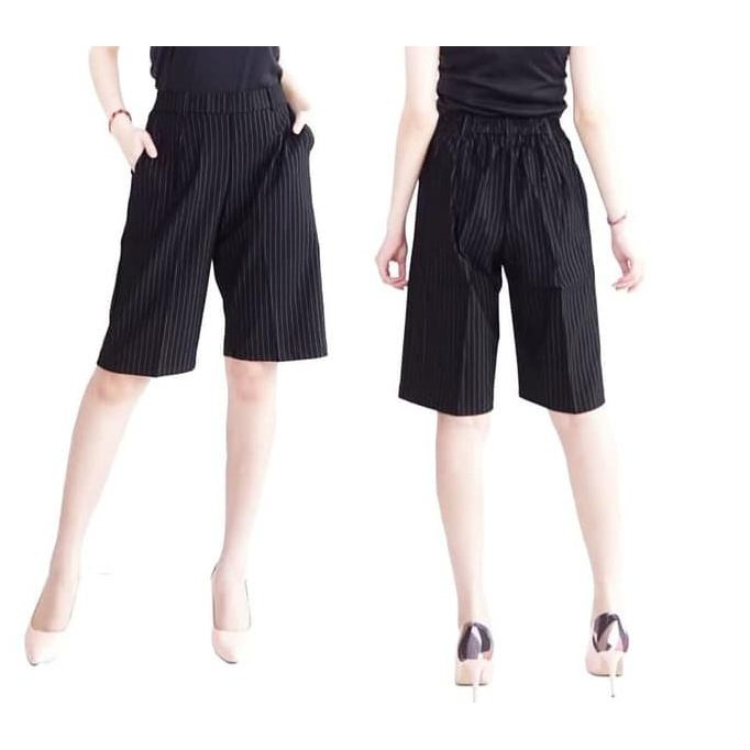 Celana Pendek Wanita Sonia - Celana Kerja Wanita Celana Bahan 1616 B37 Premium