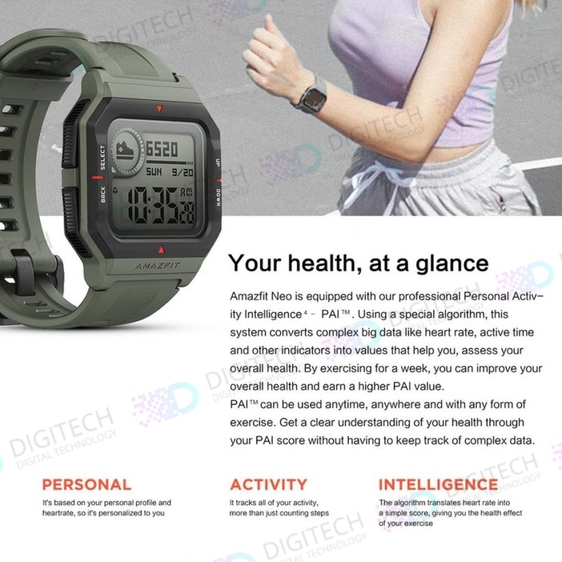 Amazfit Neo Retro Smartwatch Amazfit Neo Sport Mode Waterproof 5ATM Smart Watch-3