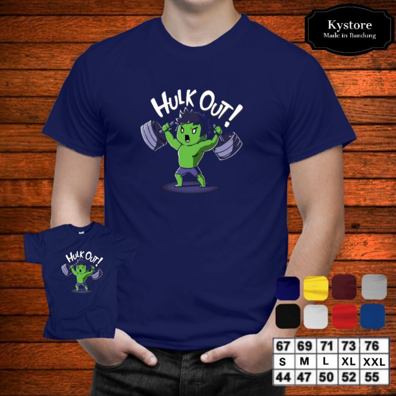 kaos anak pria motif hulk Edisi Famili Combad 30s S,M,L,XL,XXL