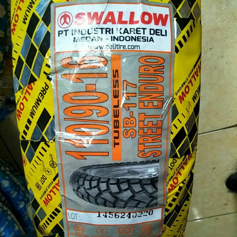 ban semi cross/trail velg ring 16 uk 110/90x16 swallow sb 117