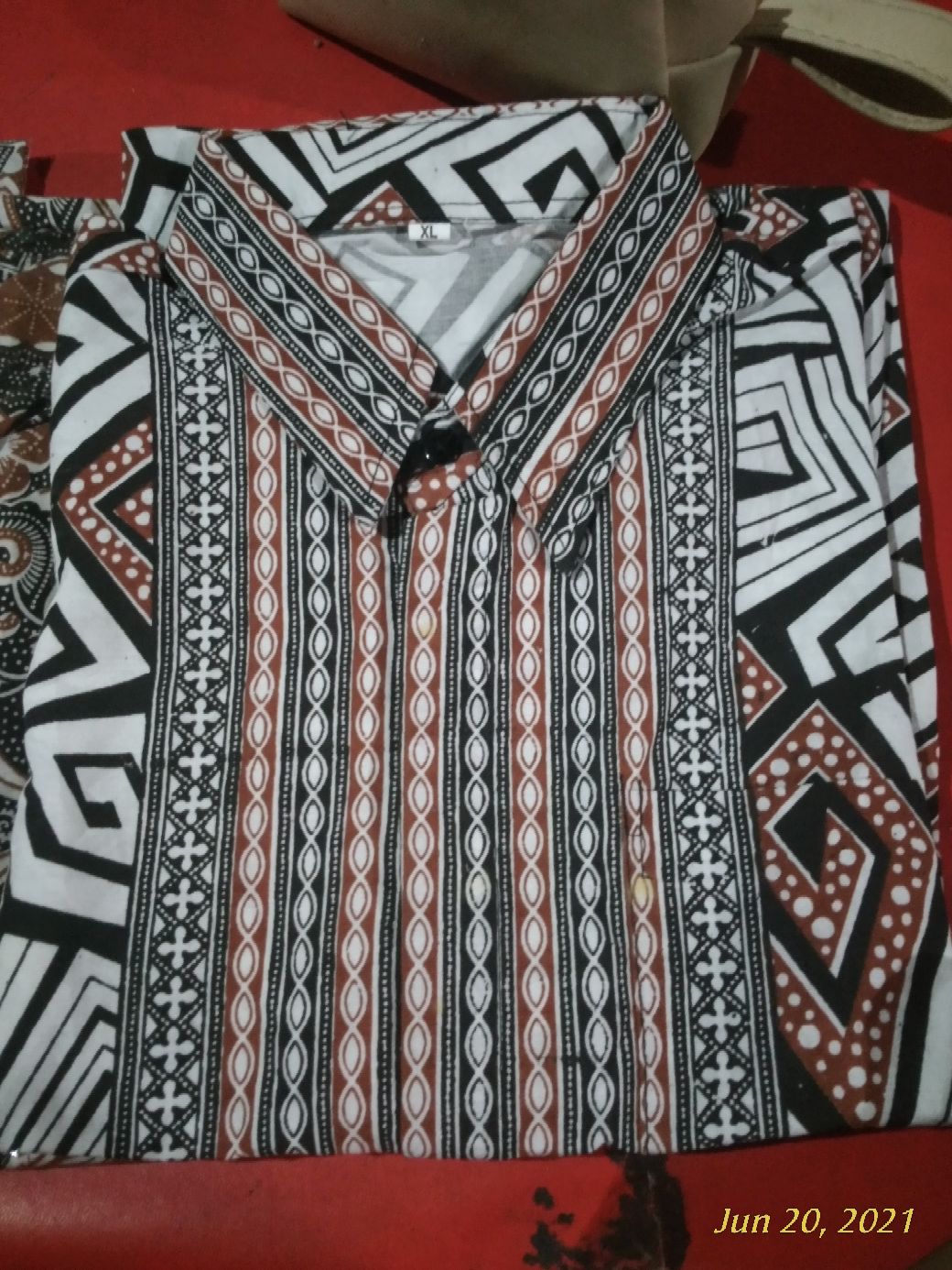 Bswart Batik Hrb026 Kenongo Hem Pendek Padi Pekalongan M L Xl Batik Pria Murah Modern Grosir