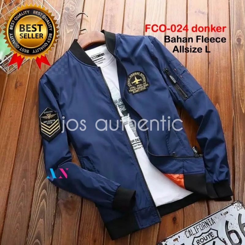 JAKET BOMBER ON THE ROAD UNTUK PRIA/WANITA