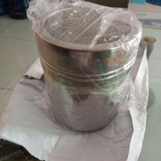 Alat Pengocok Bubuk Cokelat & Gula, Bahan Stainless Steel