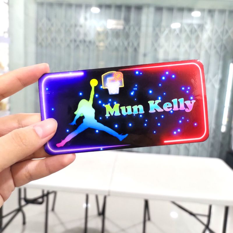 

Custom Stiker Label Nama Neon Isi 42pcs