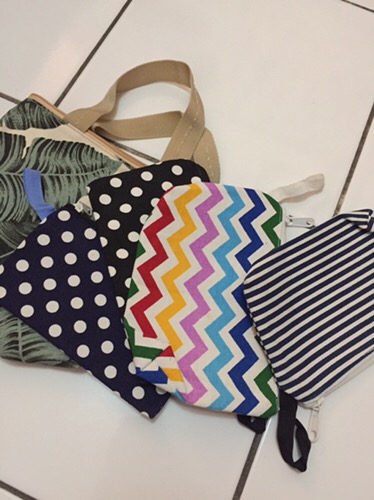 Souvenir Dompet Motif Cantik Canvas Souvenir Pouch Murah