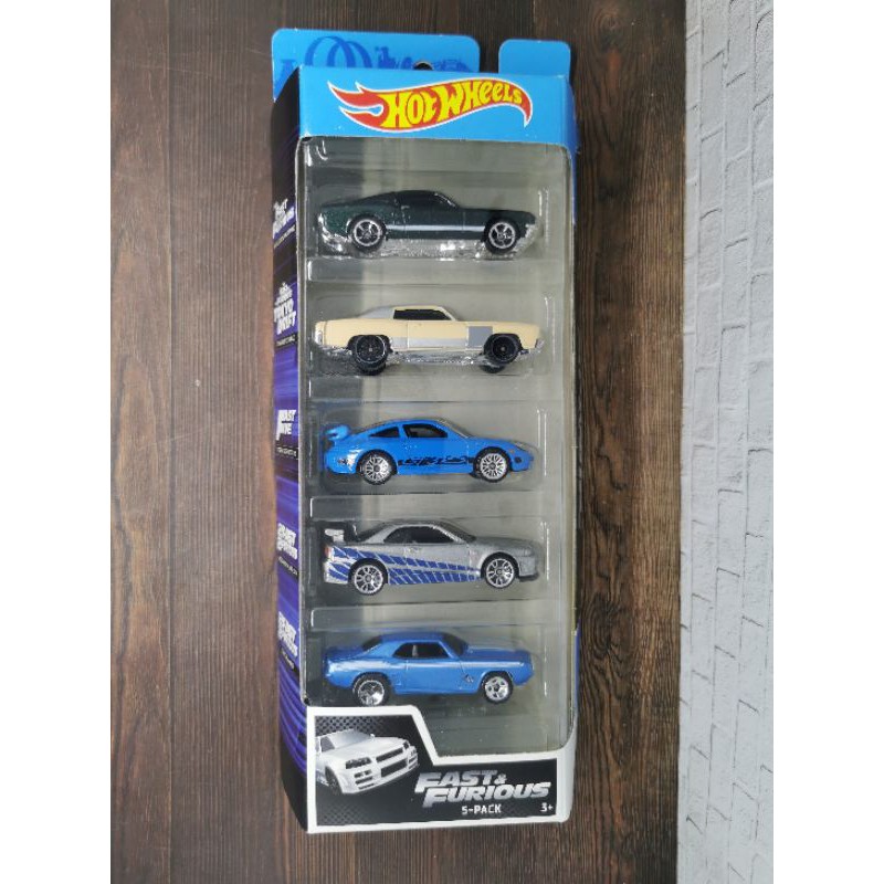 Hot Wheels Fast and Furious FNF Gift Pack giftpack eceran skyline r34 porsche 911 69 camaro mustang