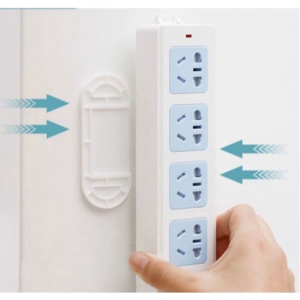 (NCS) COD FIXATOR Holder Stop Kontak Gantungan Papan Colokan Alat Pengait Remote TV AC Router Wifi Tempel