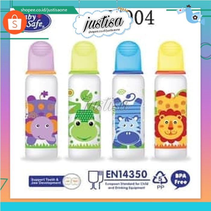 Promo !! BOTOL SUSU BABY SAFE 250ML JS004 BPA FREE / BOTOL SUSU BAYI JS004