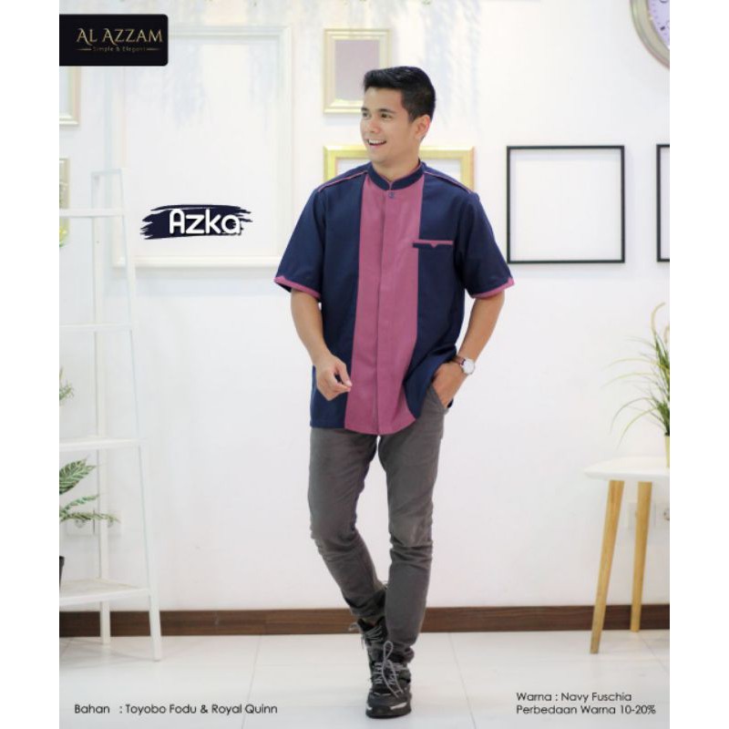 Couple AZKIYA DAN KOKO AZKA ORIGINAL SS HIJAB