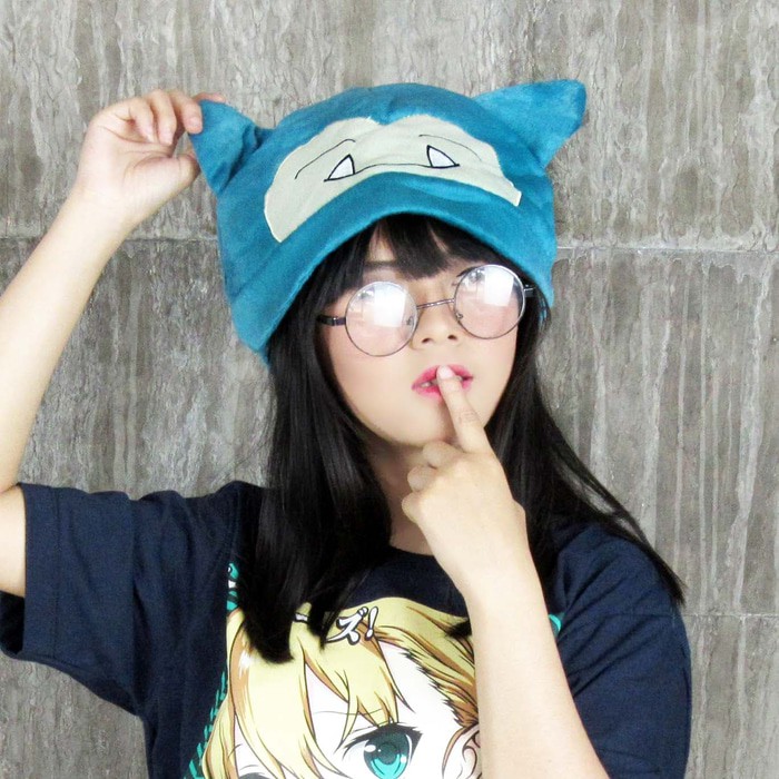 Topi Chara Snorlax