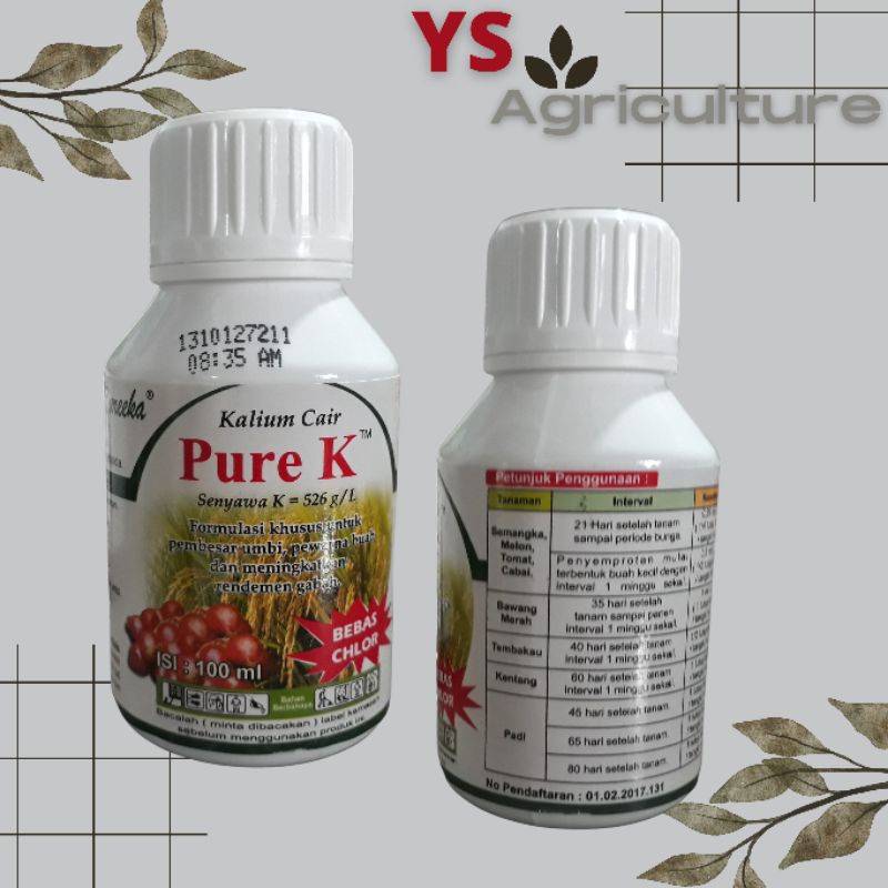 Pupuk Kalium cair Pure K 100 ml