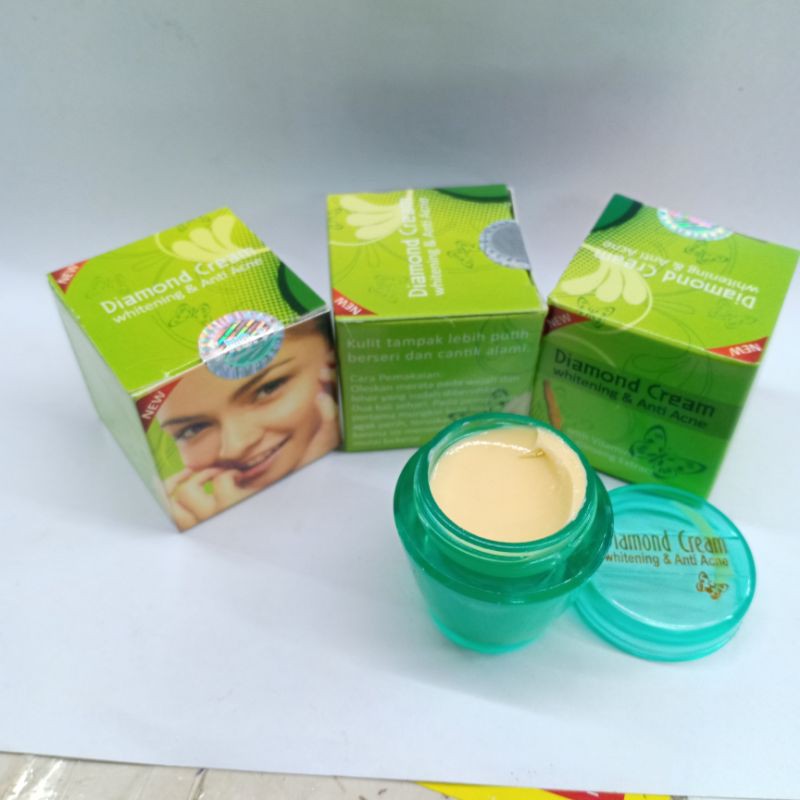 CREAM DIAMON EXTRACT GINSENG &amp; ANTI ACNE ORIGINAL ECER