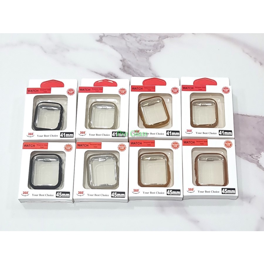 B204 Apple Watch 41mm 45mm Silicone Full Cover Premium Bumper Case