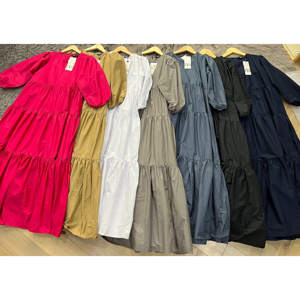 zr poplin maxy dress