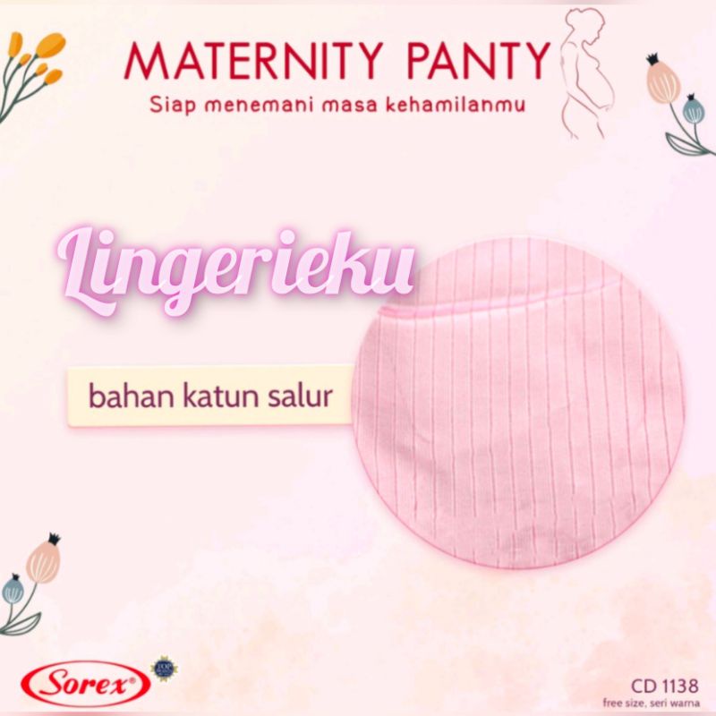 Sorex 1138 Celana Dalam Ibu Hamil Maternity Pants Tutup Perut