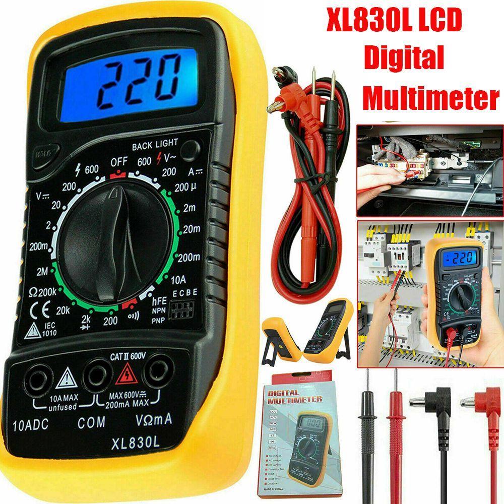 Chookyy LCD Digital Multimeter Baru Panas Dual-slope integration Test Leads Current Circuit Tester Buzzer