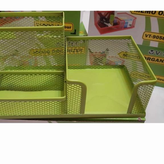 

➻ Memo Organizer / Tempat Alat Tulis V-Tec VT-9058 - Merah Muda ◌