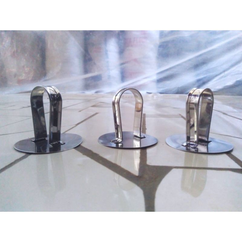 Penekan Adonan Donat / Penekan Adonan Bulat / Dumpling Pemipih Adonan Stainless Diameter 6,7,8,9,10 