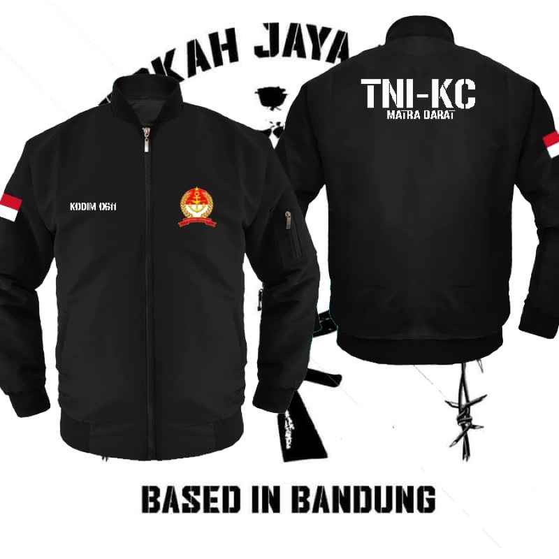 Bomber jaket TNI KC matra darat/ Jaket komcad/ komponen cadangan